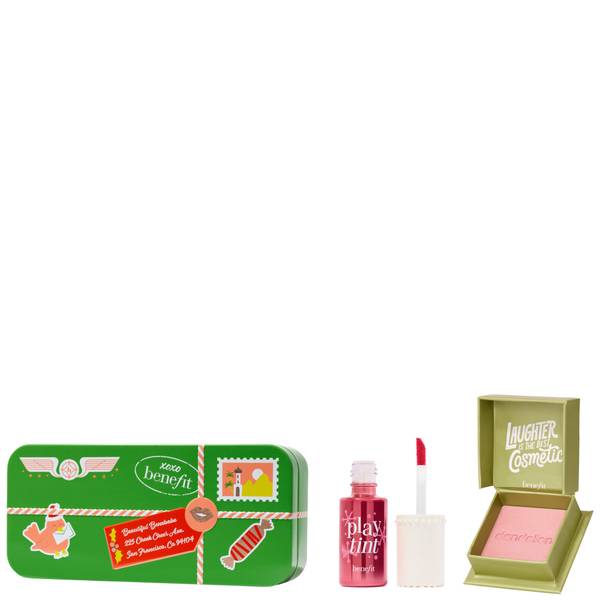 benefit Pretty Pink Postage Lip and Cheek Tint and Blusher Gift Set (Worth £31.00)